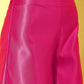 InWeave Women's Blue Pink Brocade Satin Boho Kurta Pink Palazzo Set - Swadesiicart