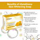 LA Organo Glutathione Calendula Skin Whitening Soap | Swadesiicart
