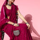 Tikhi Imli Embellished Poly-Georgette Saree with Solid border | Swadesiicart
