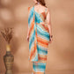 Tikhi Imli Striped Georgette Leheriya Ready to Wear Saree | Swadesiicart
