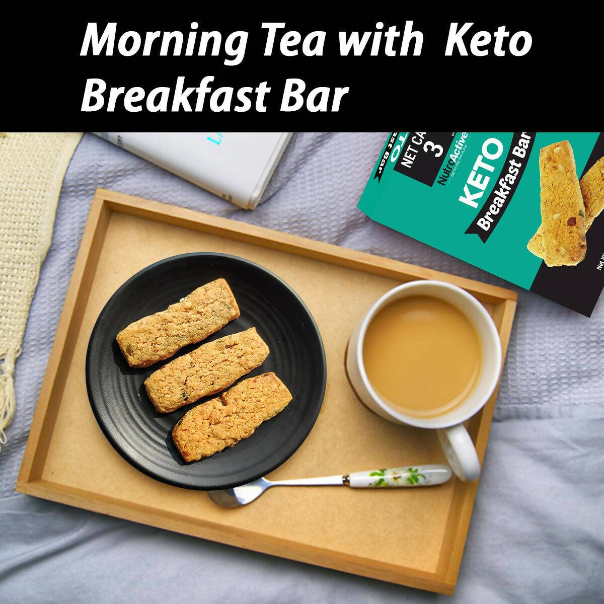 NutroActive Keto Breakfast Mini Bars with Nuts & Seeds - Swadesiicart