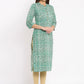HERE&NOW Paisley Printed Straight Kurta - Swadesiicart
