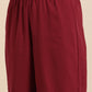 All About You Women Maroon Ethnic Motifs Embroidered Chikankari Kurta with Palazzos | Swadesiicart