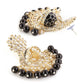 Shining Diva Black Classic Chandbalis Earrings - Swadesiicart