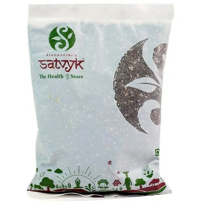 Siddhagiri's Satvyk Black Chia Seeds - Swadesiicart