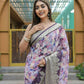 Vamsee Dhruvini Purple Georgette Saree - Swadesiicart