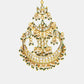 Ruby Raang 22k Gold Polished Kundan Passa | Swadesiicart