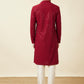 Manyavar Floral Chikankari Embroidered Kurta With Pyjamas | Swadesiicart