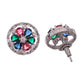 Shoshaa Multicoloured Contemporary Studs Earrings | Swadesiicart