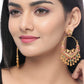 Shoshaa Gold-Polished Handcrafted Contemporary Chandbalis - Swadesiicart