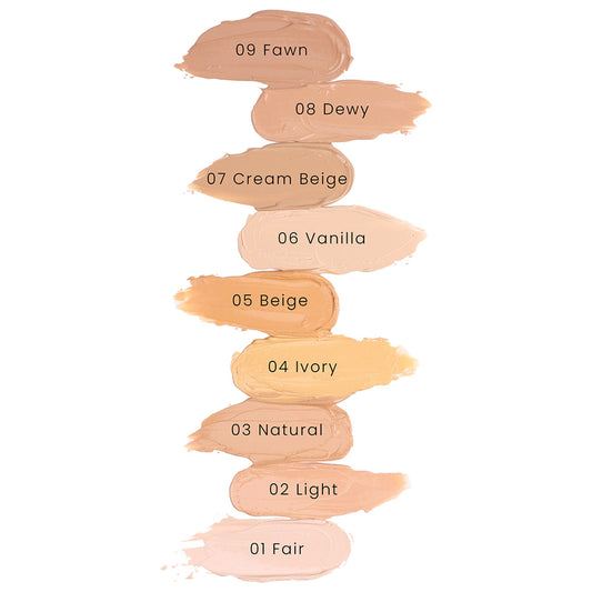 Matt Look High Coverage Foundation - Vanilla - Swadesiicart