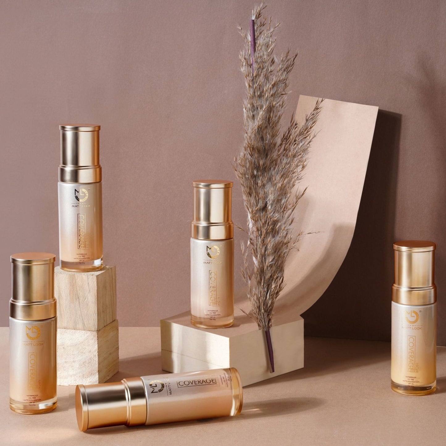 Matt Look High Coverage Foundation - Vanilla - Swadesiicart
