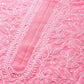ADA Women Pink & White Chikankari Embroidered Straight Sustainable Handloom Kurta | Swadesiicart