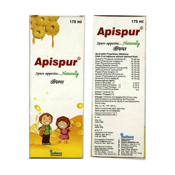 Indoco Remedies Apispur Syrup | Swadesiicart