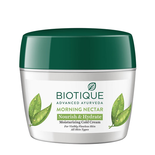 Biotique Advanced Ayurveda Bio Morning Nectar Visibly Flawless Moisturizing Cream - Swadesiicart