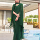 Tikhi Imli Green Gotta Patti Saree With Pleated cape | Swadesiicart