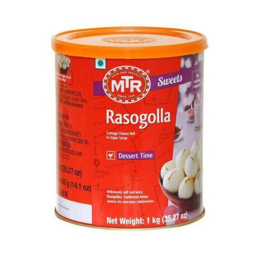 MTR Rasogolla Tin - Swadesiicart