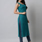 Kalini Women Turquoise Blue Printed Kurta - Swadesiicart