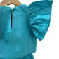 ArthLife Blue Flower Embroidered Co-Ord Set - Swadesiicart