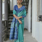 Vishnu Weaves Women's Rama Soft Tussar Silk Saree with Blouse - Swadesiicart