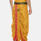 Sethukrishna Mustard Yellow Solid Readymade Dhoti Pant For Men | Swadesiicart