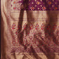 Anouk Woven Design Zari Banarasi Saree | Swadesiicart