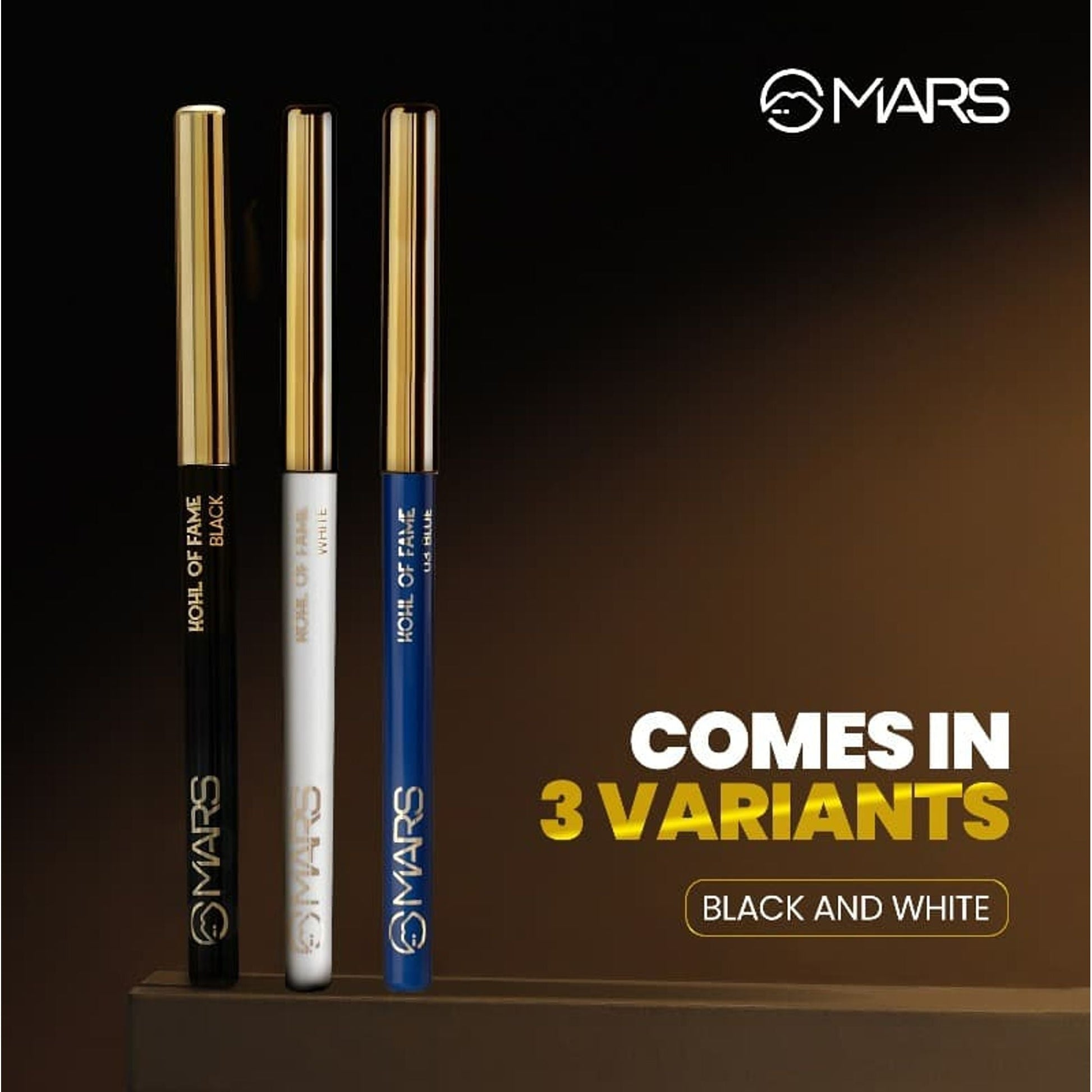 MARS Cosmetics Kohl Of Fame Kajal - White - Swadesiicart