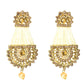Mominos Fashion Johar Kamal Earrings With Kundan & Pearls Work - Mominos Fashion