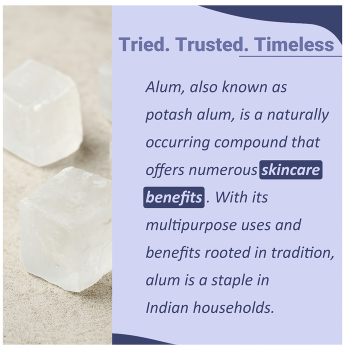 Minature Purified Alum Powder | Swadesiicart