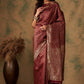 Sangria Woven Design Zari Banarasi Saree | Swadesiicart