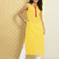 Ode by House of Pataudi Women Yellow Ethnic Motifs Printed Rozana Straight Kurta - Swadesiicart