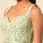 House of Panchhi Lime Green Net Sequins and Zarkan embroidery Lehenga choli & Dupatta | Swadesiicart
