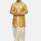Sethukrishna Men Cream Embroidered Dhoti Pant | Swadesiicart