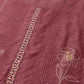 Maroon Chinon Digital Printed With Hand Work Kurta - Himanshi - Swadesiicart