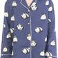 Breathables Kids Cotton Night Suit – Blue Panda Print Shirt & Pyjama Co-Ord Set For Boys & Girls