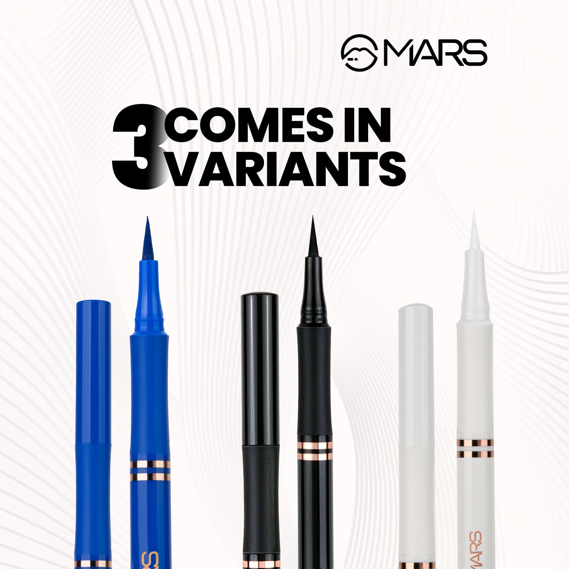 MARS Cosmetics Liquid Pen Eyeliner - Black - Swadesiicart