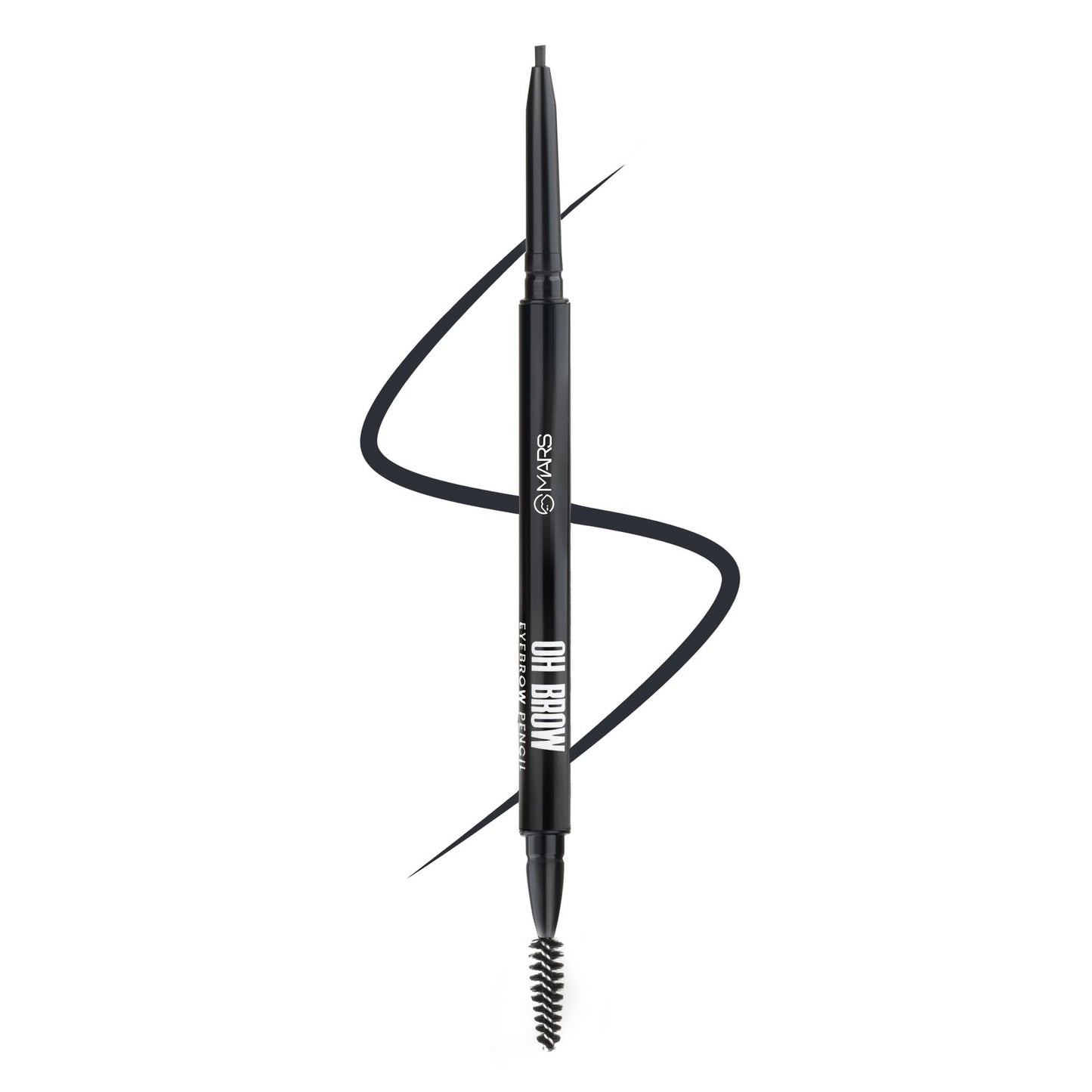 MARS Cosmetics Oh Brow Eyebrow Pencil - Black - Swadesiicart