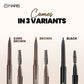 MARS Cosmetics Oh Brow Eyebrow Pencil - Dark Brown - Swadesiicart