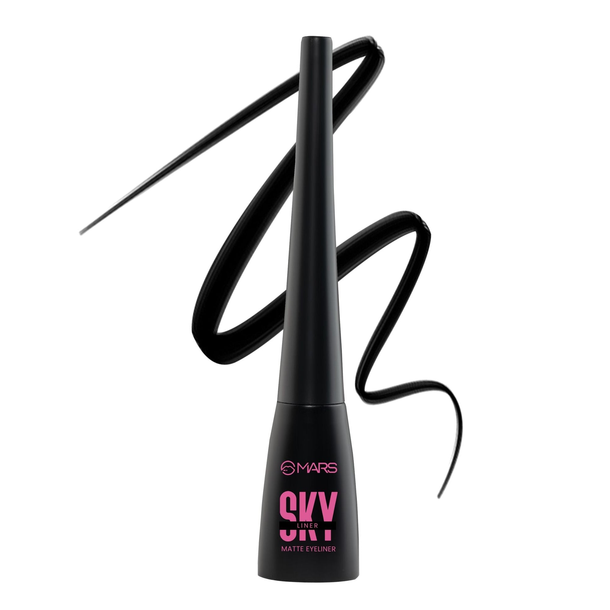 MARS Cosmetics Sky Liner Liquid Black Eyeliner - Swadesiicart