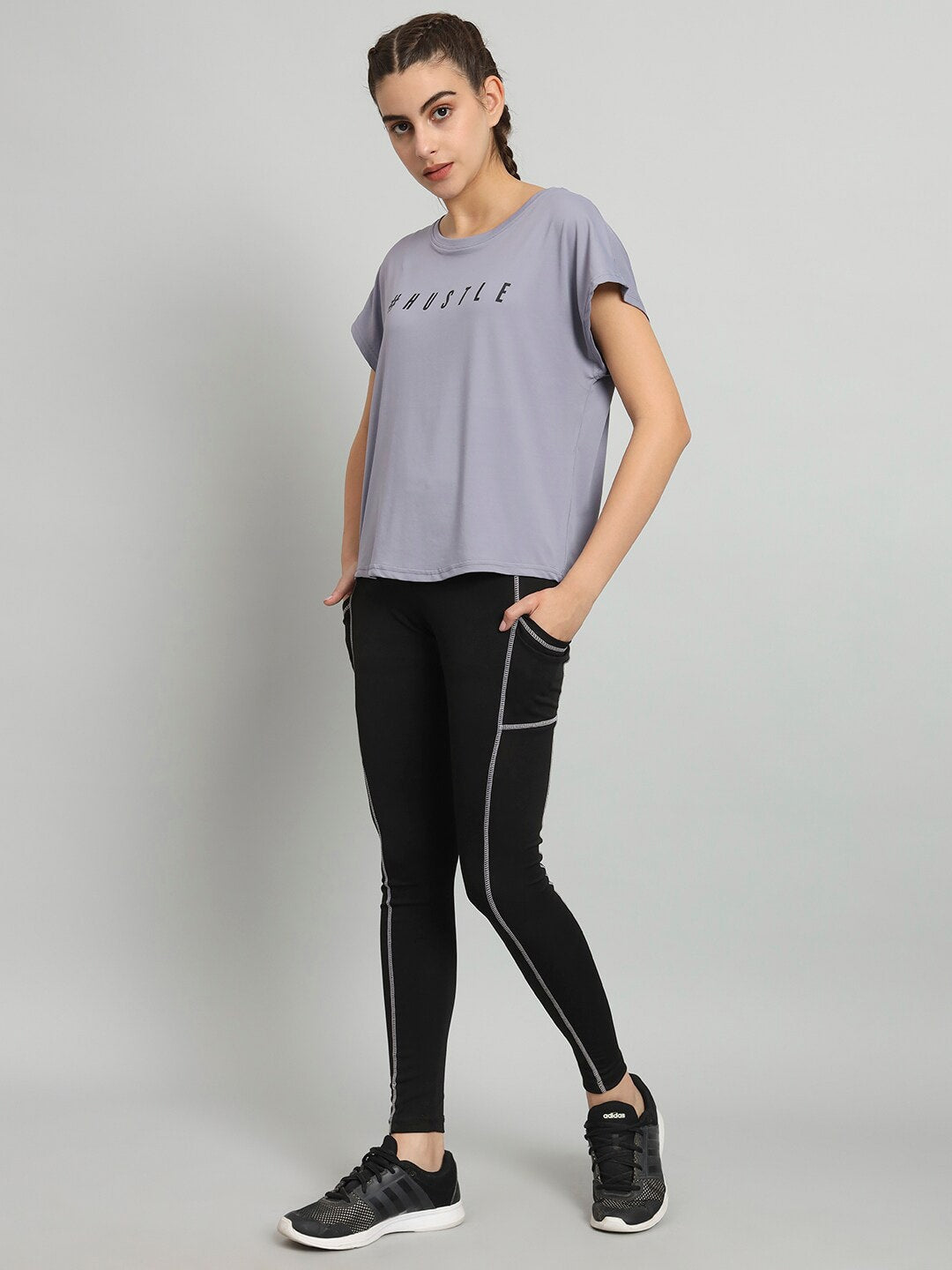 MKH Typography Printed Relaxed Fit Dri-Fit T-shirt - Swadesiicart