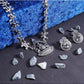 Cardinal Silver-Toned Oxidised Long Jewellery Set Jewellery Set - Swadesiicart