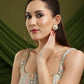 Women's Kundan Pearl earrings - Ruby Raang | Swadesiicart