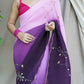 Vamsee Antara Violet Georgette Saree - Swadesiicart