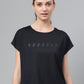 MKH Typography Printed Extended Sleeves Dri-FIT Relaxed Fit T-shirt - Swadesiicart