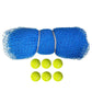 Prozone Sporting Nylon Blue Cricket Net with 6 Tennis Balls