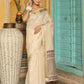 Shree Shyam Fashion Brown Linen Saree