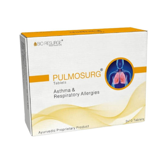 Bio Resurge Life Pulmosurg Ayurvedic Cough and Asthma Relief Tablets - Bio Resurge