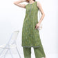 Vishudh Ethnic Motifs Printed Sleeveless Regular Kurta With Palazzos - Swadesiicart
