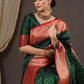 Anouk Zari Silk Blend Banarasi Saree | Swadesiicart