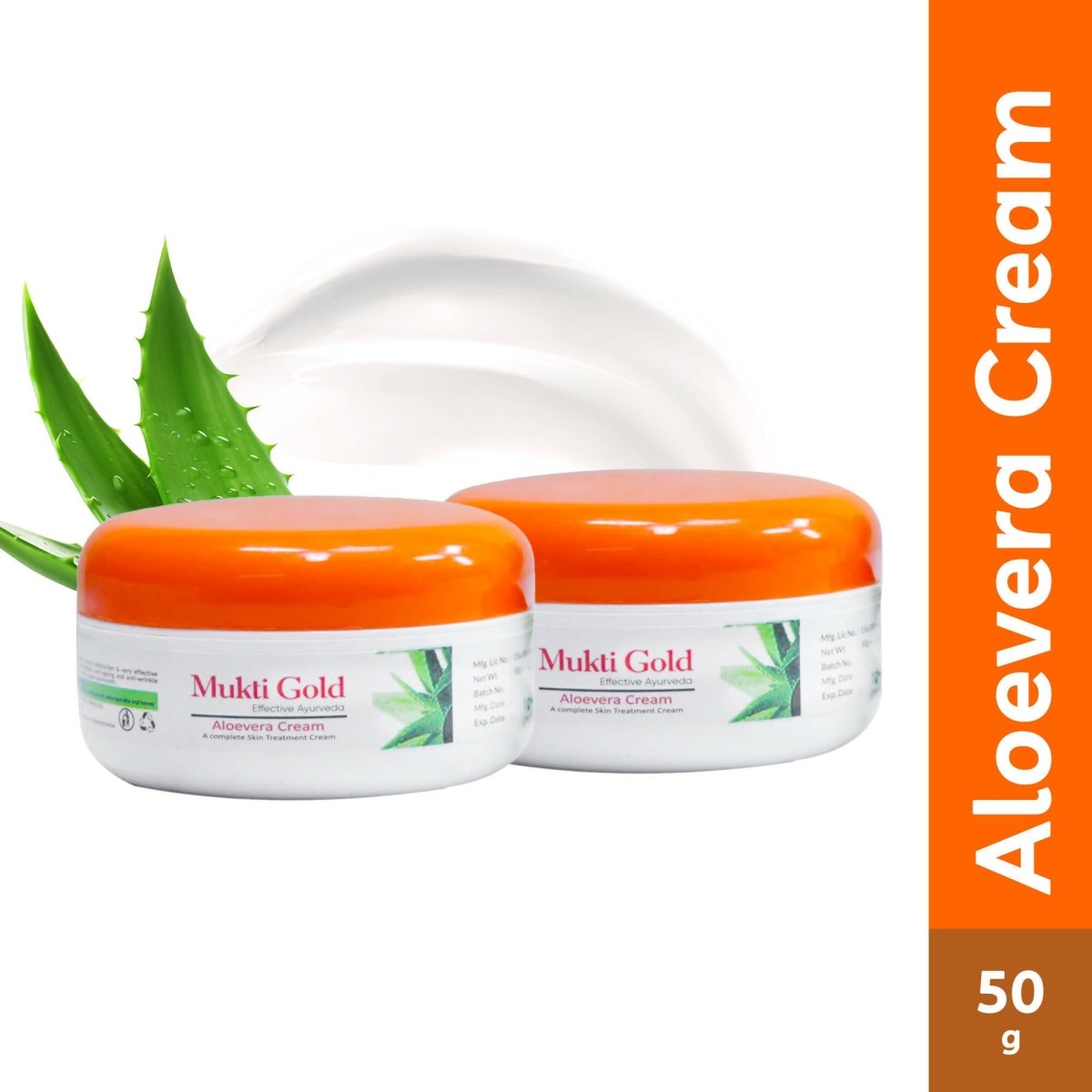 Axiom Mukti Gold Aloevera Cream - Swadesiicart